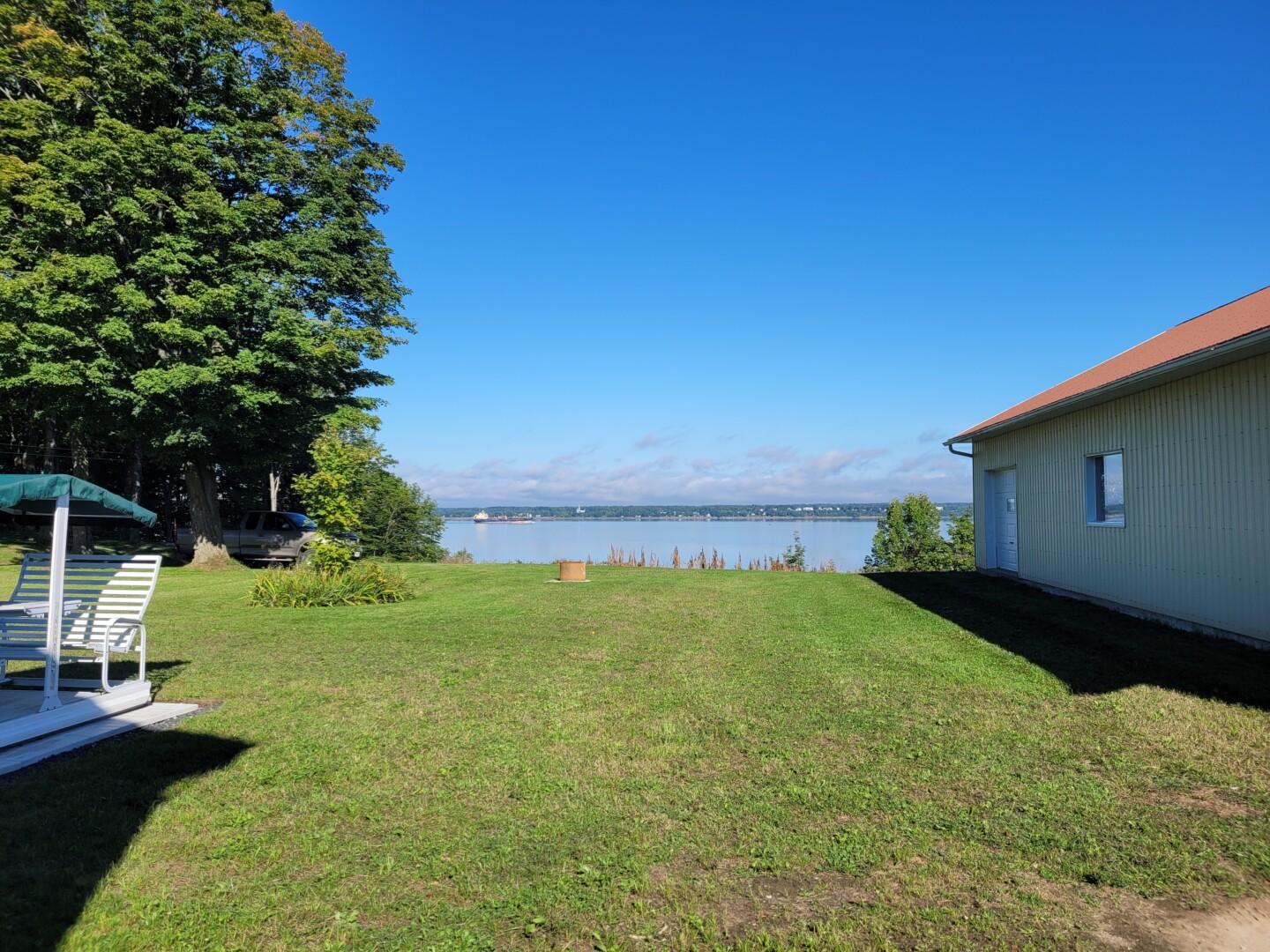 Vue sur le fleuve Saint-Laurent