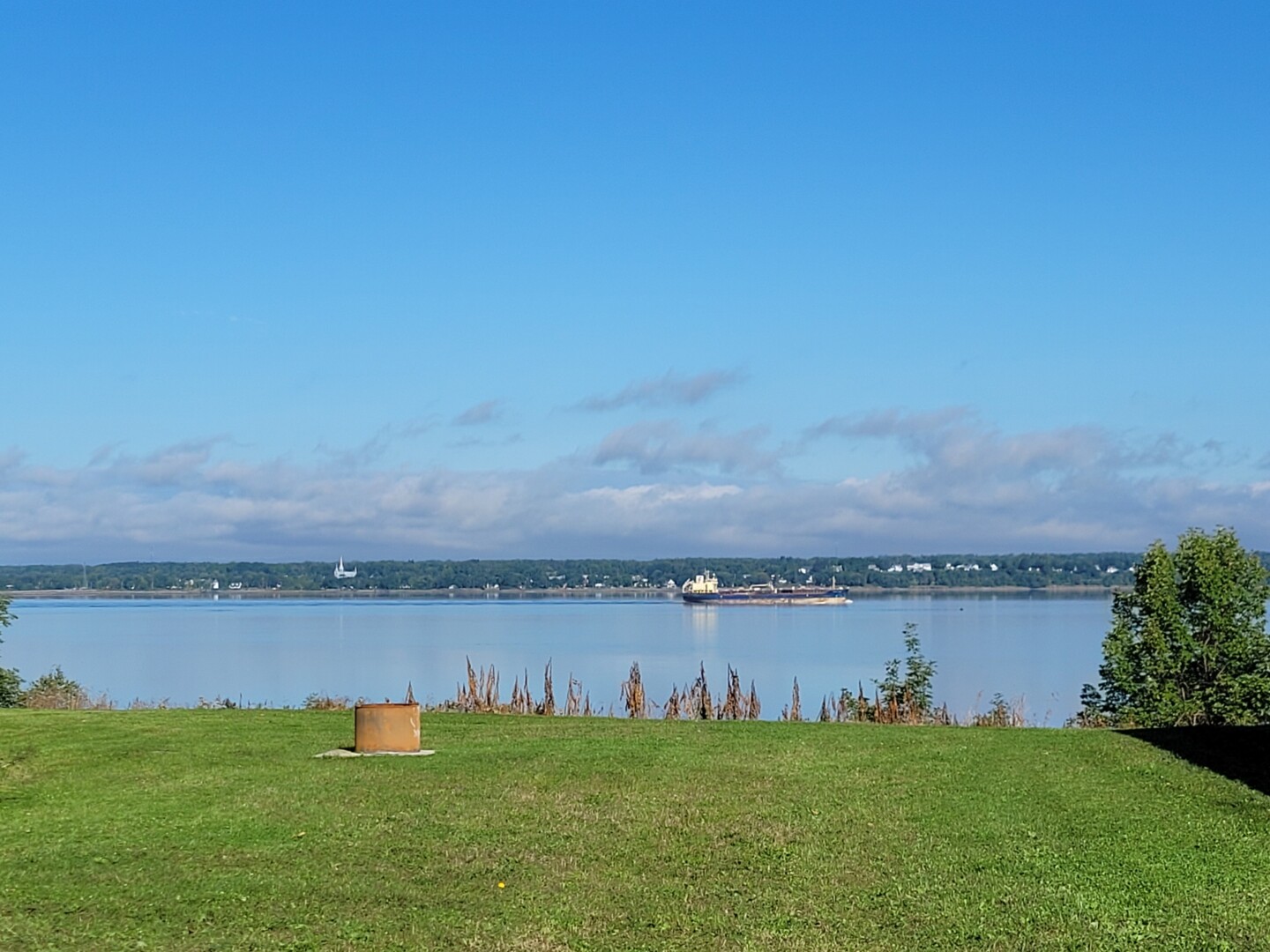 Vue sur le fleuve Saint-Laurent